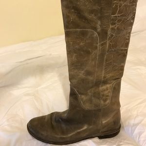 FRYE Paige Tall Leather Riding Boots Womens